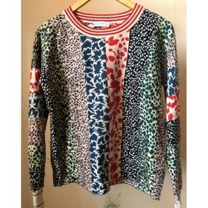 Sonia Rykiel Multi Paneled Patterns Sweater